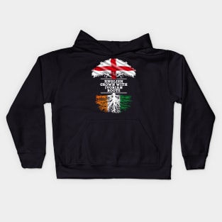 English Grown With Ivorian Roots - Gift for Ivorian With Roots From Ivory Coast Kids Hoodie